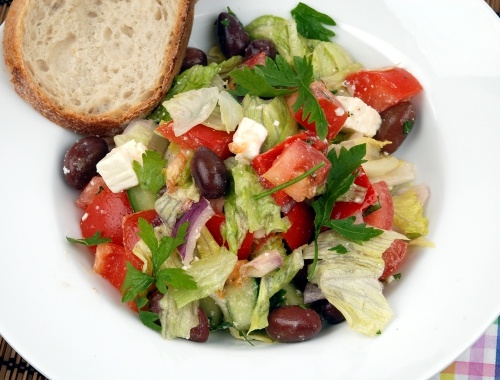 Grekisk sallad Grekisk sallad